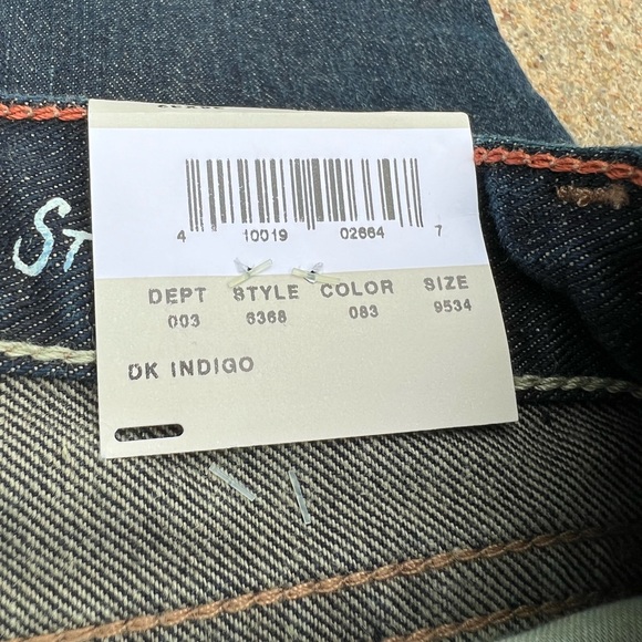 Eddie Bauer Mens Straight DK Indigo Denim Jeans - Picture 10 of 11